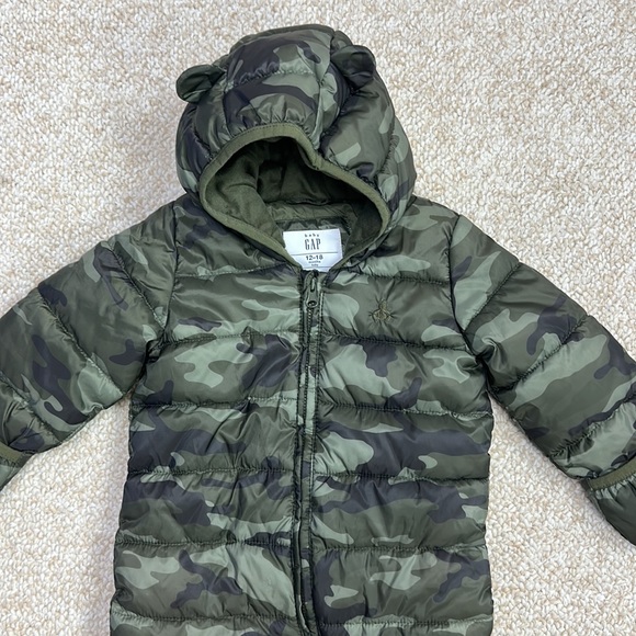 Baby Gap Camouflage Snowsuit - Picture 2 of 5